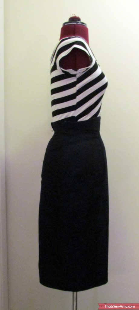 gertie pencil skirt right side